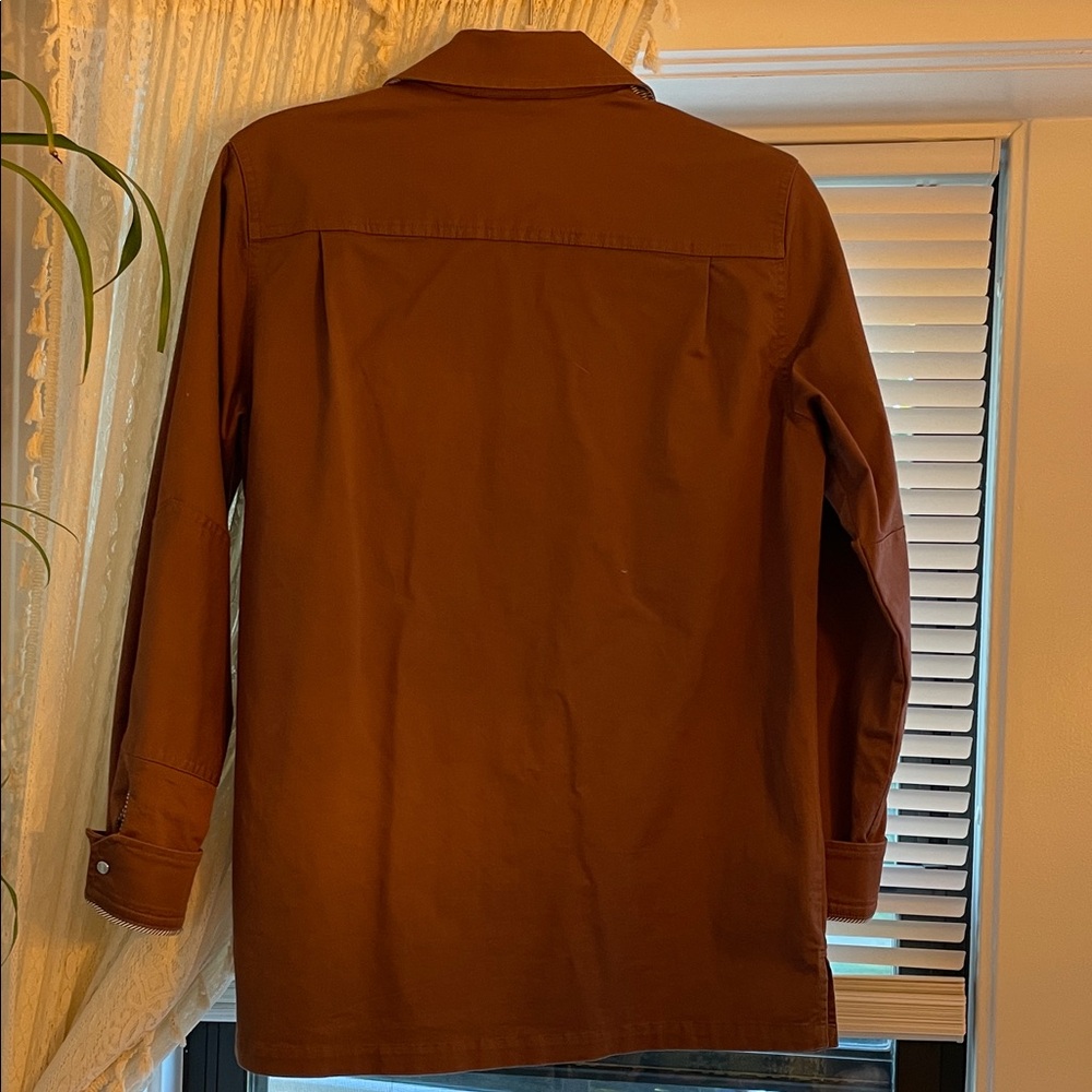 Wildfang Utility Cotton Button-Up Shirt Jacket - Picture 6 of 7